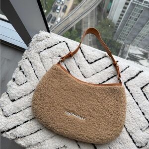 Simon Miller Brown Shearling Shoulder Bag